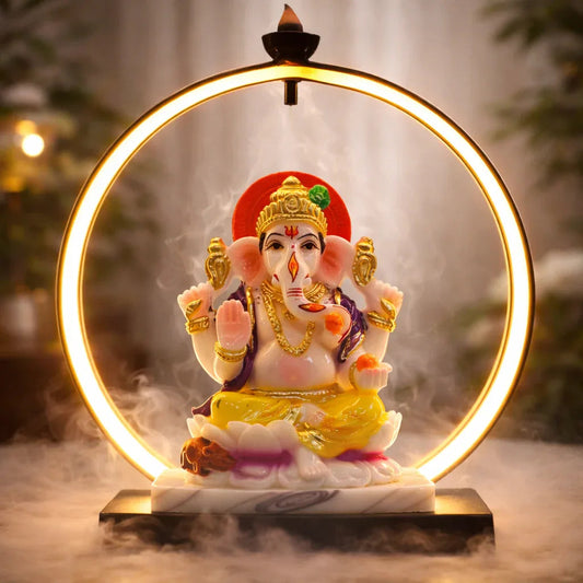 Prabhuratan Ganesha Backflow LED Incense Lamp - Prabhuratan